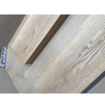 Ясень Дальневосточный Лёгкий заготовка корпуса гитары со сквозным грифом Тангент А 49,5х147х550-530 мм, 2 шт, 514 кг/м3-7