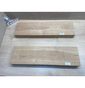 Ясень Дальневосточный Лёгкий заготовка корпуса гитары со сквозным грифом Тангент А 49,5х147х550-530 мм, 2 шт, 514 кг/м3-10