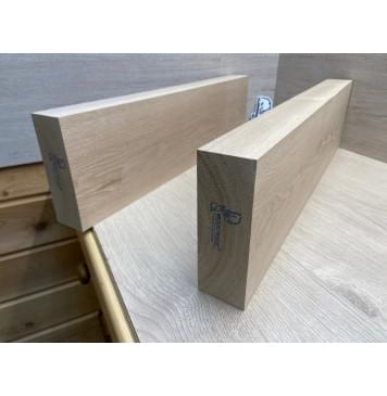 Ясень Дальневосточный Лёгкий заготовка корпуса гитары со сквозным грифом Тангент А 49,5х147х550-530 мм, 2 шт, 514 кг/м3-5