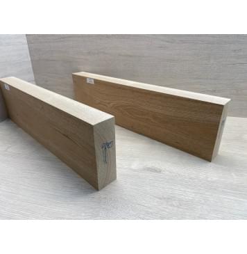 Ясень Дальневосточный Лёгкий заготовка корпуса гитары со сквозным грифом Тангент А 49,5х147х550-530 мм, 2 шт, 514 кг/м3-6