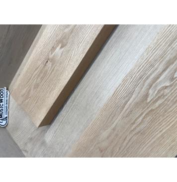 Ясень Дальневосточный Лёгкий заготовка корпуса гитары со сквозным грифом Тангент АА 48х149х565-550 мм, 2 шт, 547 кг/м3 (уценка - сучки)-1