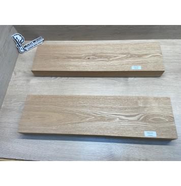 Ясень Дальневосточный Лёгкий заготовка корпуса гитары со сквозным грифом Тангент АА 48х149х565-550 мм, 2 шт, 547 кг/м3 (уценка - сучки)-5