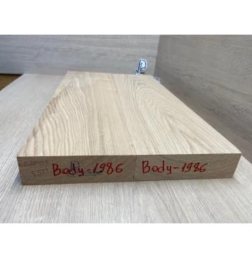 Ясень Дальневосточный Лёгкий заготовка корпуса Смешанный АА 48х165-156х545 мм, 2 шт, 548 кг/м3-4