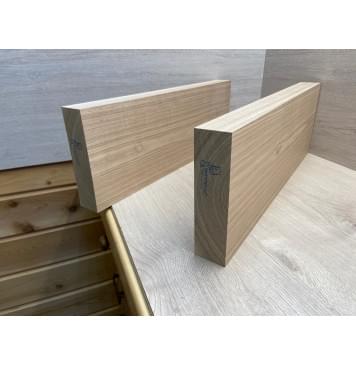 Ясень Дальневосточный заготовка корпуса Тангент ААА 48,5х190х545-530 мм, 2 шт, 625 кг/м3 (уценка - сучки)-13