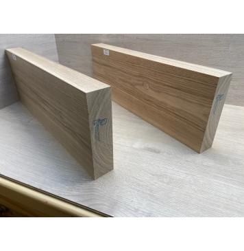 Ясень Дальневосточный заготовка корпуса Тангент ААА 48,5х190х545-530 мм, 2 шт, 625 кг/м3 (уценка - сучки)-14