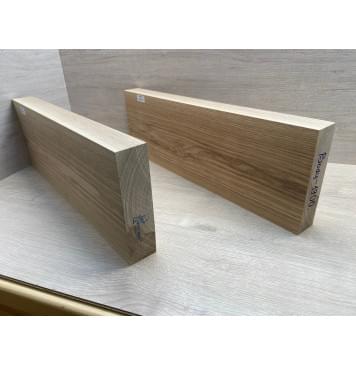 Ясень Дальневосточный заготовка корпуса Тангент ААА 48,5х190х565-545 мм, 2 шт, 634 кг/м3 (уценка - сучки)-8