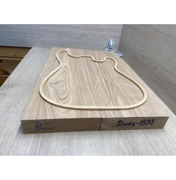 Ясень Дальневосточный заготовка корпуса Тангент АА 46х183х565-555 мм, 2 шт, 635 кг/м3 (уценка - сучки)-12