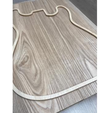 Ясень Дальневосточный заготовка корпуса Тангент АА 46х183х565-555 мм, 2 шт, 635 кг/м3 (уценка - сучки)-13