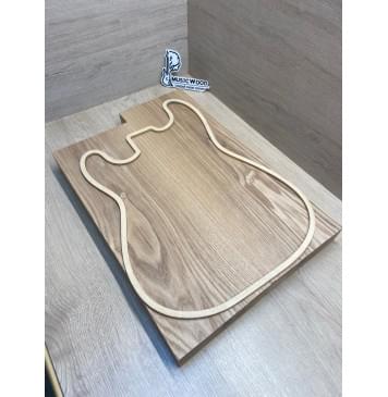 Ясень Дальневосточный заготовка корпуса Смешанный ААА 47,5х172х505-465 мм, 2 шт, 640 кг/м3 (уценка - сучки)-0