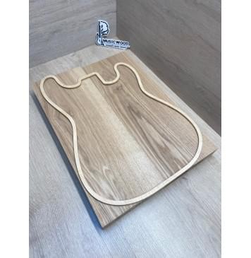 Ясень Дальневосточный заготовка корпуса Тангент А 47,2х171х465-455 мм, 2 шт, 667 кг/м3-0