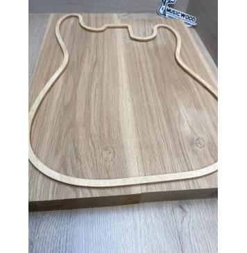 Ясень Дальневосточный заготовка корпуса Тангент АА 45х179х490-465 мм, 2 шт, 697 кг/м3 (уценка - сучки)-13