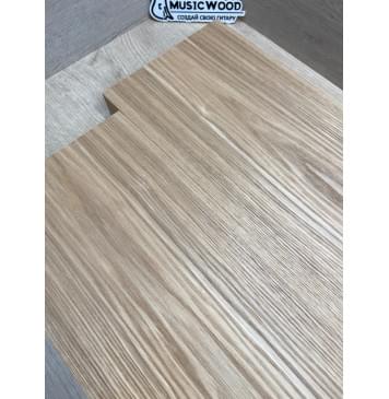 Ясень Дальневосточный заготовка корпуса Тангент АА 45х179х490-465 мм, 2 шт, 697 кг/м3 (уценка - сучки)-3