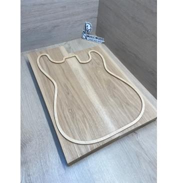 Ясень Дальневосточный заготовка корпуса Тангент АА 47х180х510-445 мм, 2 шт, 660 кг/м3-0