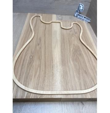 Ясень Дальневосточный заготовка корпуса Тангент АА 47х180х510-445 мм, 2 шт, 660 кг/м3-4