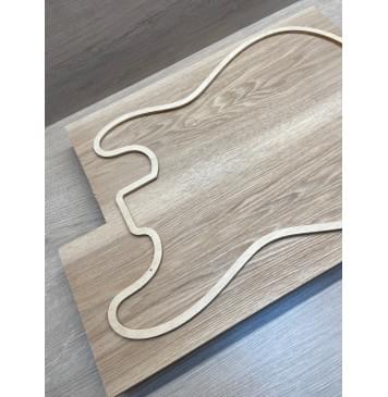 Ясень Дальневосточный заготовка корпуса Тангент АА 47х180х510-445 мм, 2 шт, 660 кг/м3-5