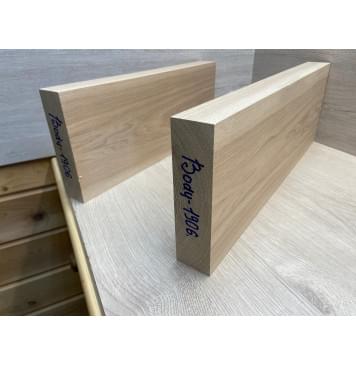 Ясень Дальневосточный заготовка корпуса Тангент АА 47х180х510-445 мм, 2 шт, 660 кг/м3-12