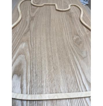 Ясень Дальневосточный Лёгкий заготовка корпуса Тангент АА 44,5х168х535 мм, 2 шт, 533 кг/м3 (уценка - сучки)-4