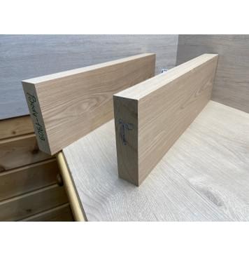 Ясень Дальневосточный Лёгкий заготовка корпуса Тангент ААА 45,5х166х535-525 мм, 2 шт, 520 кг/м3 (уценка - сучки)-11