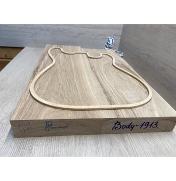 Ясень Дальневосточный Лёгкий заготовка корпуса Тангент А 49,5х180х560-525 мм, 2 шт, 539 кг/м3-4