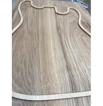 Ясень Дальневосточный Лёгкий заготовка корпуса Тангент А 49,5х180х560-525 мм, 2 шт, 539 кг/м3-5