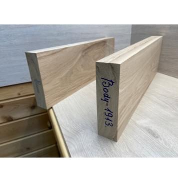 Ясень Дальневосточный Лёгкий заготовка корпуса Тангент А 49,5х180х560-525 мм, 2 шт, 539 кг/м3-11