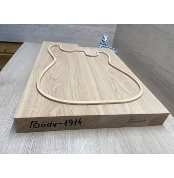 Ясень Дальневосточный Лёгкий заготовка корпуса Тангент АА 48,3х190х565-525 мм, 2 шт, 582 кг/м3-2