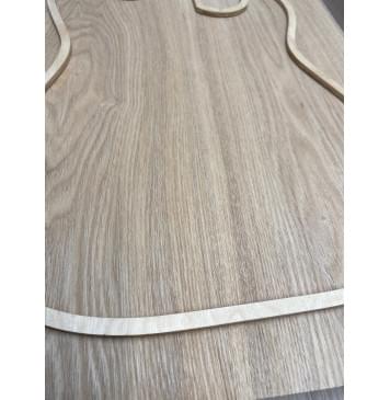 Ясень Дальневосточный Лёгкий заготовка корпуса Тангент АА 48,3х190х565-525 мм, 2 шт, 582 кг/м3-3