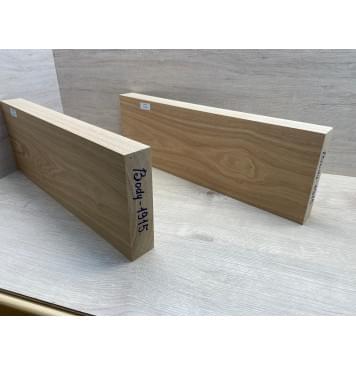 Ясень Дальневосточный Лёгкий заготовка корпуса Тангент АА 48,3х190х550-510 мм, 2 шт, 540 кг/м3 (уценка - сучки)-12