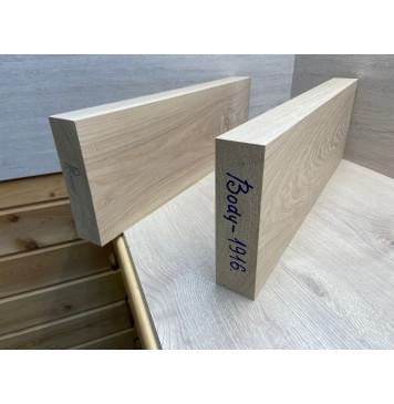 Ясень Дальневосточный Лёгкий заготовка корпуса Тангент АА 51,5х190х555-545 мм, 2 шт, 590 кг/м3 (уценка - сучки)-13