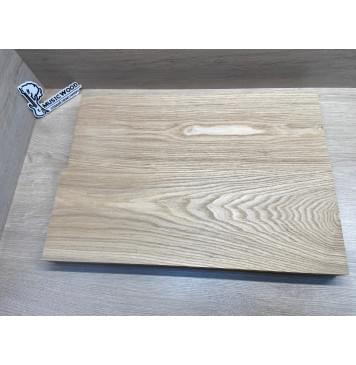 Ясень Дальневосточный Лёгкий заготовка корпуса Тангент АА 50х190х545-530 мм, 2 шт, 591 кг/м3 (уценка - сучок)-1