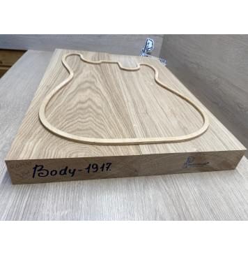 Ясень Дальневосточный Лёгкий заготовка корпуса Тангент АА 50х190х545-530 мм, 2 шт, 591 кг/м3 (уценка - сучок)-3