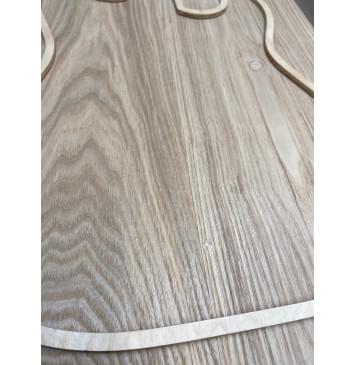 Ясень Дальневосточный Лёгкий заготовка корпуса Тангент АА 50х190х545-530 мм, 2 шт, 591 кг/м3 (уценка - сучок)-4