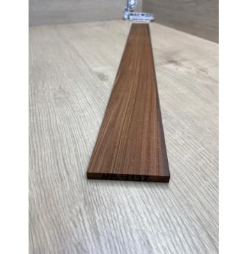 Палисандр Бразильский Сантос заготовка накладки для бас-гитары Радиал АА 9х75-63х730 мм-12