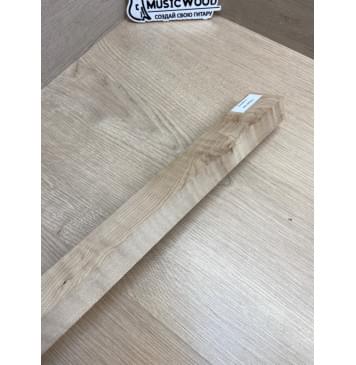 Клён Белый Явор, Волнистый Универсальная заготовка Смешанный А Волна ААА 28х43-17.5х755 мм-12