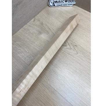 Клён Белый Явор, Волнистый Универсальная заготовка Смешанный А Волна ААА 28х43-17.5х755 мм-11