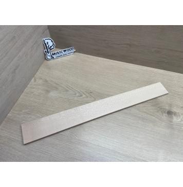 Клён Белый заготовка накладки для электрогитары Радиал ААА 9х67-54х530 мм-0