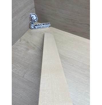 Клён Белый заготовка накладки для электрогитары Радиал ААА 9х67-54х530 мм-3