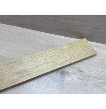 Корина Белая (Лимба-Офрам) заготовка для грифа электрогитары Радиал АА 21х94х710 мм-8