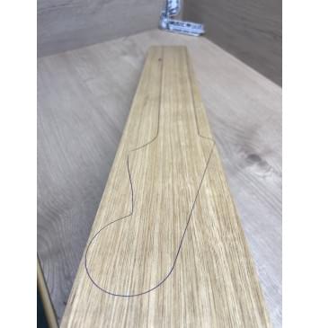 Корина Белая (Лимба-Офрам) заготовка для грифа электрогитары Радиал АА 21х94х710 мм-2