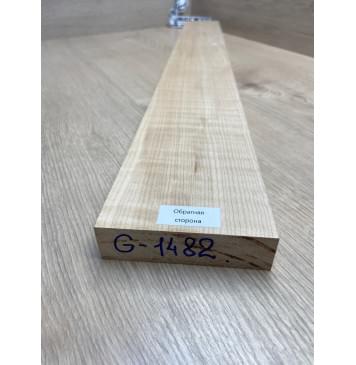 Клён Белый Явор, Волнистый заготовка грифа для электрогитары Радиал А Волна АА 28х105-87х755 мм-4