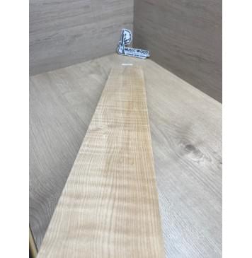 Клён Белый Явор, Волнистый заготовка грифа для электрогитары Радиал А Волна АА 28х105-87х755 мм-3
