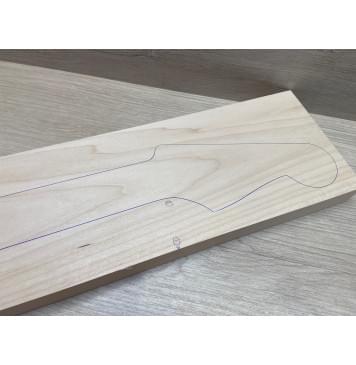 Клён Белый заготовка грифа для электрогитары Тангент ААА 28.5х135х715 мм-6