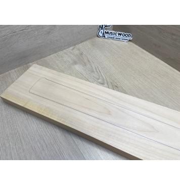 Клён Белый заготовка грифа для электрогитары Тангент ААА 28.5х135х715 мм-5