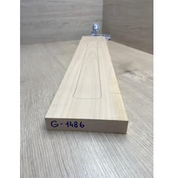 Клён Белый заготовка грифа для электрогитары Тангент ААА 28.5х135х715 мм-2