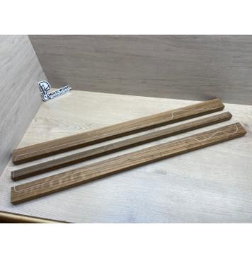 Овенгкол заготовка грифа для бас-гитары Радиал АА 27х(50-23-50)х860 мм - из 3х частей-0