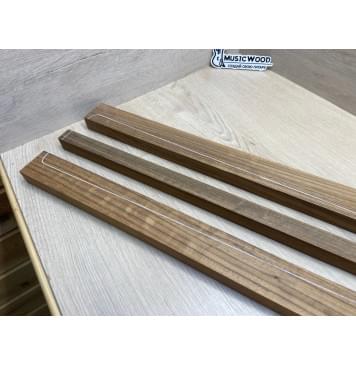 Овенгкол заготовка грифа для бас-гитары Радиал АА 27х(50-23-50)х860 мм - из 3х частей-7