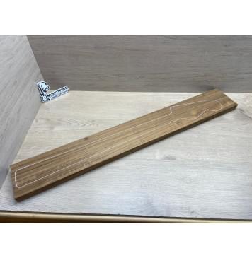 Овенгкол заготовка грифа для бас-гитары Радиал ААА 28х(50-23-50)х905 мм - из 3х частей-2