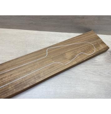 Овенгкол заготовка грифа для бас-гитары Радиал ААА 28х(50-23-50)х905 мм - из 3х частей-8