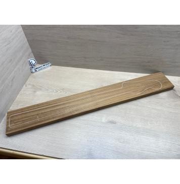 Овенгкол заготовка грифа для бас-гитары Радиал ААА 28х(50-22-50)х905 мм - из 3х частей-1