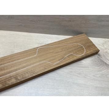 Овенгкол заготовка грифа для бас-гитары Радиал ААА 28х(50-22-50)х905 мм - из 3х частей-3